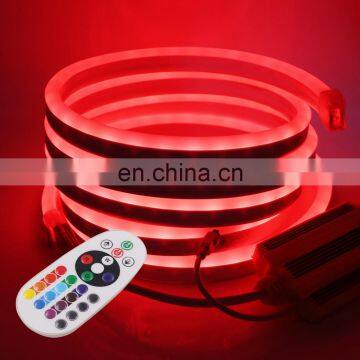 Outdoor Waterproof 110V  220V RGB LED Flex Neon Rope Tape Stripe Lighting