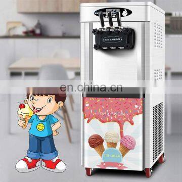 Portable Soft Serve Ice Cream Machine Stainless Steel Ice Cream Making Machine Cream Maker