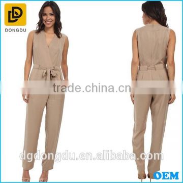 Creative Classical Hot Jumpsuit Women 2016 New Designs With Dual Hand Pockets