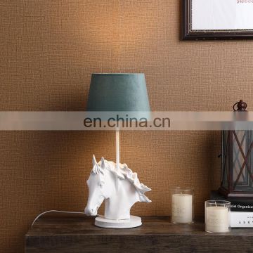 Top sale hotel living room bedroom custom white modern luxury table lamp for home decor