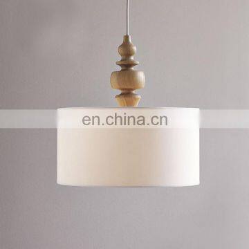 Best Quality White Wood Ring Rounds Pendant Lamps E27 Buld Room Light for Home Decor Dinner Room photo-2