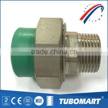 Germany Technology best design ppr male threaded union with Corrosion Resistance