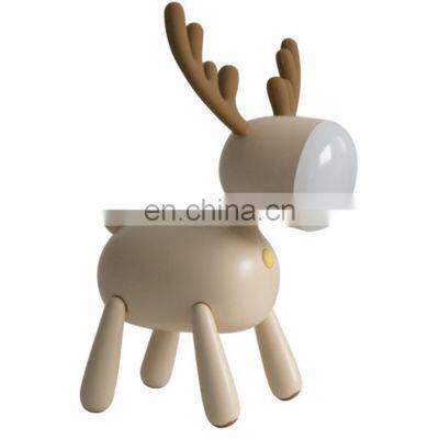 2021 Amazon USB Rechargeable Cute Deer Image 2 Modes Brightness LED Gift Night Light photo-4