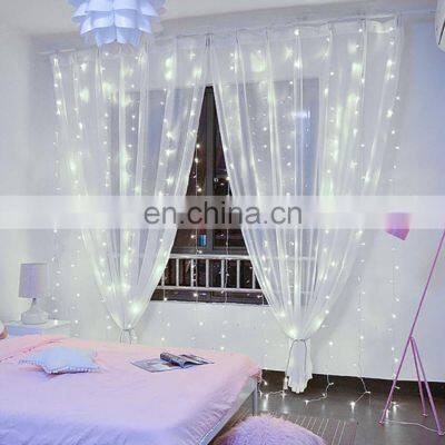 Amazon USB Supply Remote Control Led Light Curtain for Home Holiday Decoration photo-5