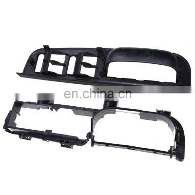 Free Shipping!For VW Jetta Golf Bora GTI Black Master Windows Switch Bezel Trim Bracket 3Pcs photo-5