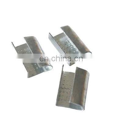 Galvanized PET Strapping Buckles Packing Seals Metal Clip For Strapping Band