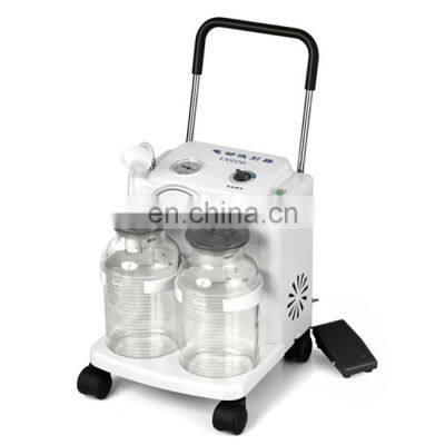 Factory Direct Sell Medical Equipment Vaccum Suction Jar Aspirator Emergency Foot Pedal Suction Machine photo-5
