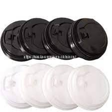 Disposable paper coffee cups PLA Paper Cup Lids 80mm china biodegradable drinkware