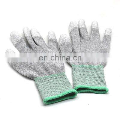 Cheapest Price Electronic Industrial Safety Carbon Fiber Top Fit ESD Antistatic Gloves for Assembly photo-5