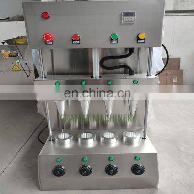 Factory Supplier Pizza Cone Maker Pizza Umbrella Shape Cone Making Machine With Cone Oven And Display Case For Sale photo-3