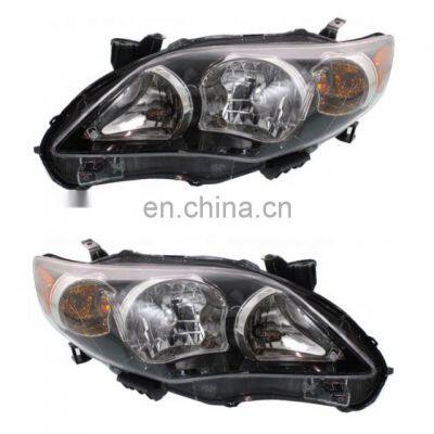 Auto Head Lamp For Toyota Corolla Headlight Usa Version Halogen Black Housing Car Headlights Headlamp For Corolla 2011 2012 2013