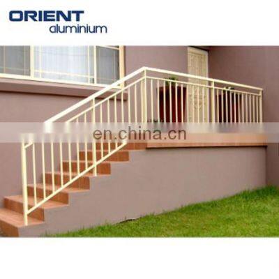 High Quality Different Types Of Black Spindle Deck Railing Prefab Metal Black Aluminum Deck Railing Systems