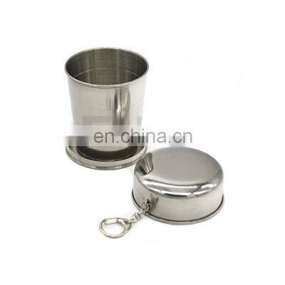 Fashionable Telescopic Stainless Steel Collapsible Shot Glass Cup