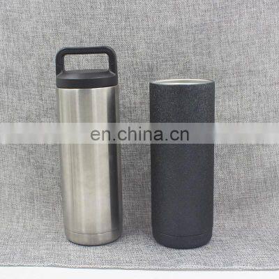 2019 Custom Logo 18oz Vacuum Flask Insulated Stainless Steel Water Bottle With Lid photo-2