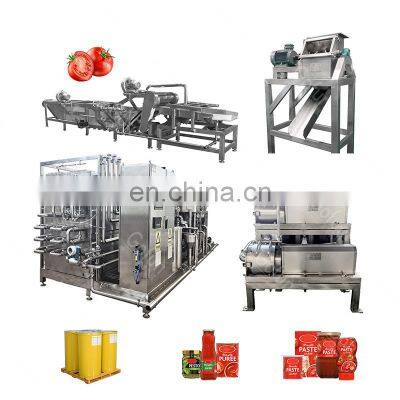 Industrial tomato paste concentrate sauce jam ketchup puree making machine production line processing plant