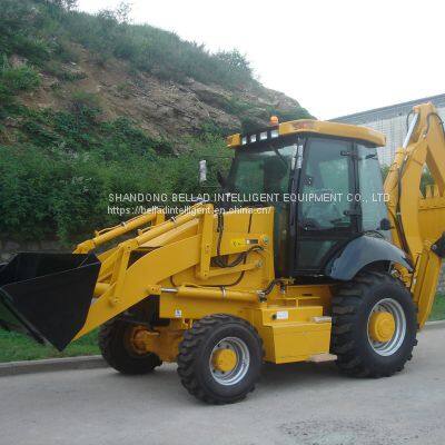 New Backhoe Loader 4X4 Compact Tractor With Loader And Backhoe Price