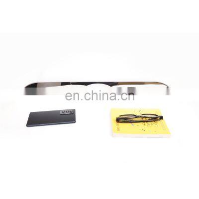 Car Glossy Stainless Steel Stickers Rear Trunk Emblem Stickers Moulding Strips Decal Sticker for Subaru BRZ Toyota 2012-2020