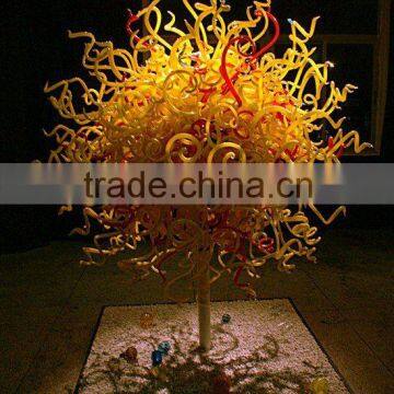 Indoor or Outdoor Decoration Sphere Glass Tree Sculpture