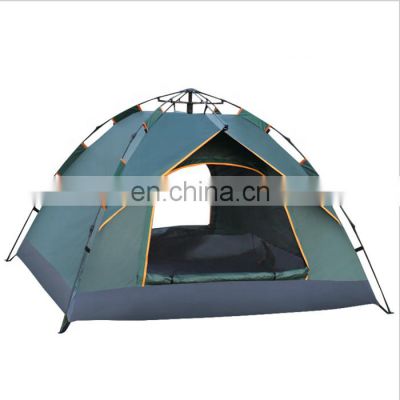 High quality 2-4 person outdoor luxury camping automatic outdoor tents