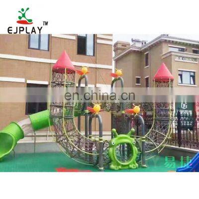 Actual Shooting!!! Tube Slide Equipment Children Playground Climbing Tube Outdoor Playground Set