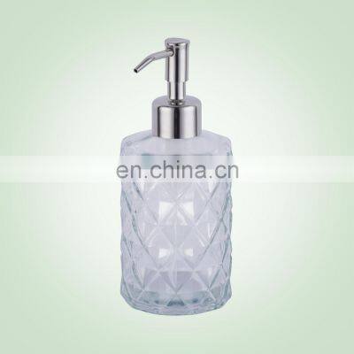 Factory Outlet 250ml Round Hotel Foaming Shampoo 500 Ml 14 Oz Glass Bottle For Dishwashing Liquid photo-5