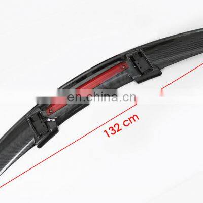 Popular Durable ABS Gloss Carbon Fiber Electric Brake Light Car Rear Trunk Tail Boot Spoiler For Buick Lacrosse 2010-2022 photo-3