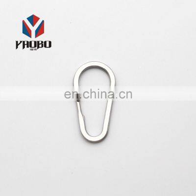 Profession Custom Blank Split Key Ring Hook Plain Metal Brass Shaped Key Chain Jewelry Key Rings Bulk photo-2
