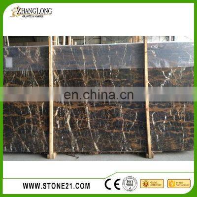 Hot Sale Nero Portoro Vena Fine Marble Slabs