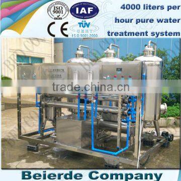 4000 liters per hour water treatment equipment