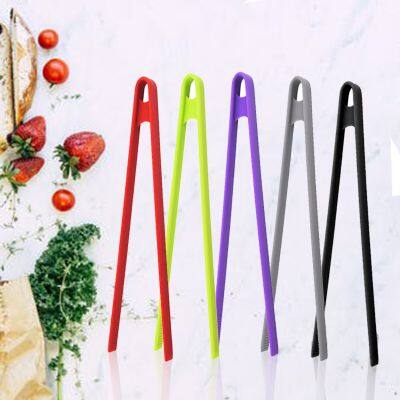 Food Clip Barbecue Steak Kitchenware Utensil Tool BBQ Tongs Silicone Bread Clips Serving Food Cooking Silicone Kitchen Tongs