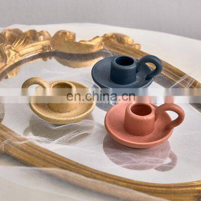 Wholesale Cheap Products Creative Nordic Home Decor Candle jars Ceramic Candle Holder