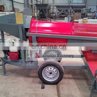 High Efficiency 5-10 Tons Small Mobile Gold Washing Screen for Cambodia
