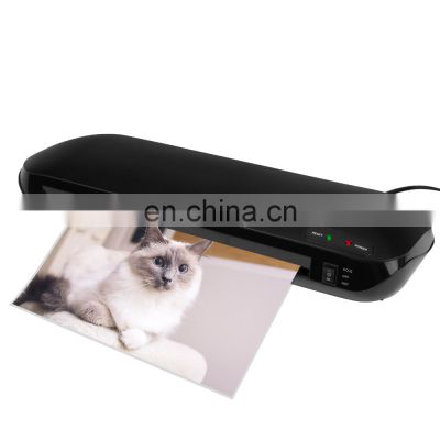 Office Photo/Paper/Documen Automatic Small Quick Warm-Up A3 Plastic Cold And Hot Laminator Machine