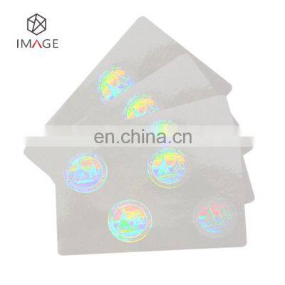 84*52mm Transparent Hologram Lamination Overlay for IDs photo-3