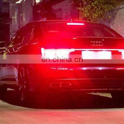 Upgrade to Full LED Through Strip Taillamp Taillight With Dynamic for AUDI A6 C8 Tail Lamp Tail Light 2019-2021 photo-2