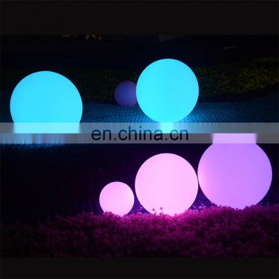 rechargeable led ball light rgb Garden solar led glow swimming pool decorative ball lamp