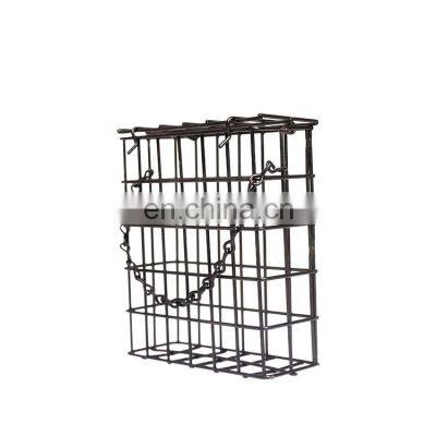 Suet Cakes Feeding Metal Square Bird Feeder With Hanging Chain photo-3