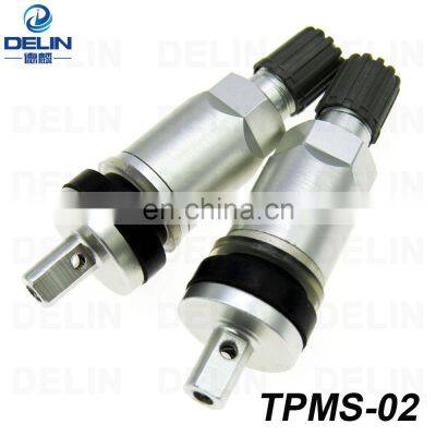 Automobile Tire Valves Replacement Kit for Tire Pressure Sensor Tpms Tubeless Valve Stems Aluminum Alloy