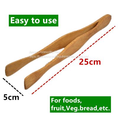 Bamboo cooking tong on sale, bamboo salad tong,bamboo wood tong from China