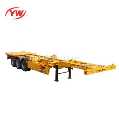 20ft Skeletal Container Chassis Semi Trailer with Fuwa/BPW Axles