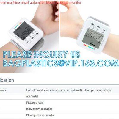 Blood Glucose meter, ensiometre Sphygmomanometer Monitor De Pressao Sanguinea Presion Arterial Digital Wrist Blood Pressure Monitor