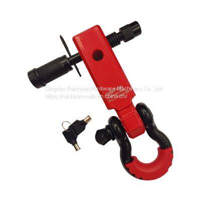 Off-road vehicle outdoor products spray solid 6061 aluminum alloy 2-inch retractable trailer arm set in stock