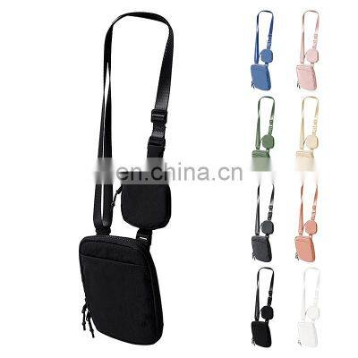 Fashion Portable Multilayer Pocket Chest Bags Custom Waterproof One Shoulder Bags Crossbody Mini Belt Bag For Unisex photo-4