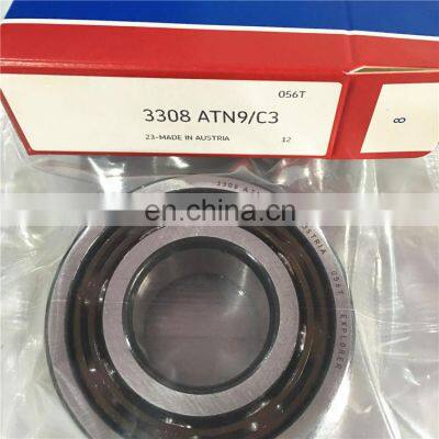 40*90*36.5mm Bearing 3308 3308A Double Row Angular Contact Ball Bearing 3308ATN9/C3 Bearing