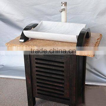 High Quality Volakas White Marble Bathroom Sink photo-2