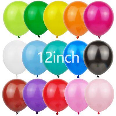 Fábrica de globos de látex de helio y perlas de 12 pulgadas, de diversos colores, para fiestas y bodas, fabricantes