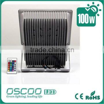IP65 Remote Controlled 100W DMX RGB LED Light