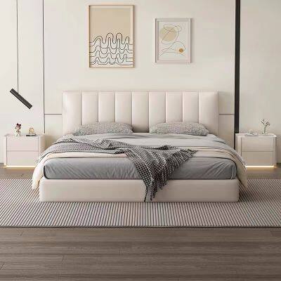 Rock Panel and Wooden Cabinets Nightstands for Your Bedroom photo-5