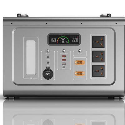 Support UPS Lithium Ion Lifepo4 Battery 1200W -3000W Portable Power Station for Outdoor photo-3