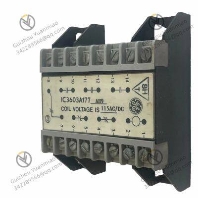 GE IC3603A177AH9 relay module